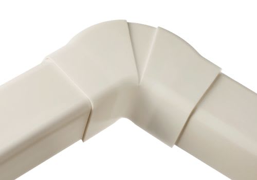 ARTIPLASTIC - Angle plat variable blanc 80x60mm