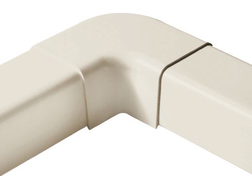ARTIPLASTIC - Angle plat 110x75 mm pur blanc