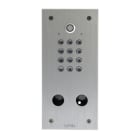 Bticino - Clavier codé rétro éclairé à encastrer avec 2 emplacements Ø25mm - argent