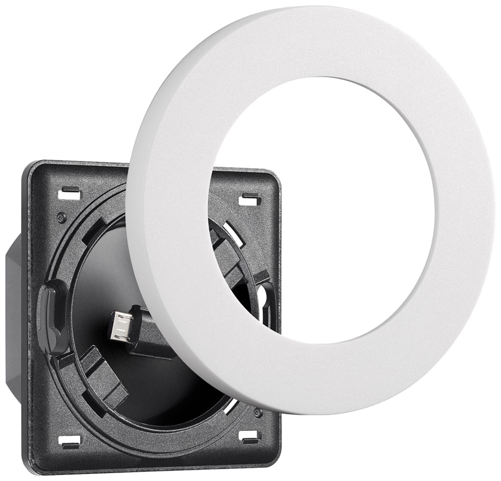 Bticino - Adaptateur Batibox Caméra Intérieure Advance Pro Blanc fix. encastrée 230V