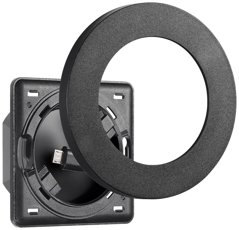 Bticino - Adaptateur Batibox Caméra Intérieure Advance Pro Noir fix. encastrée 230V