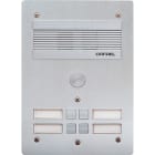 Bticino - Platine de rue Série 300 audio façade Alu 4mm 4 appels