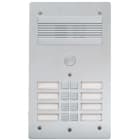 Bticino - Platine de rue Série 300 audio façade Alu 4mm 8 appels