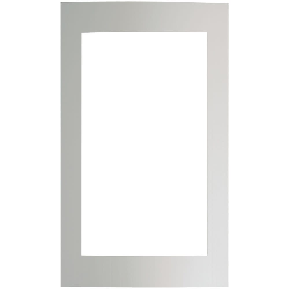 Bticino - Enjoliveur vertical Sfera Allmetal pour 2 modules