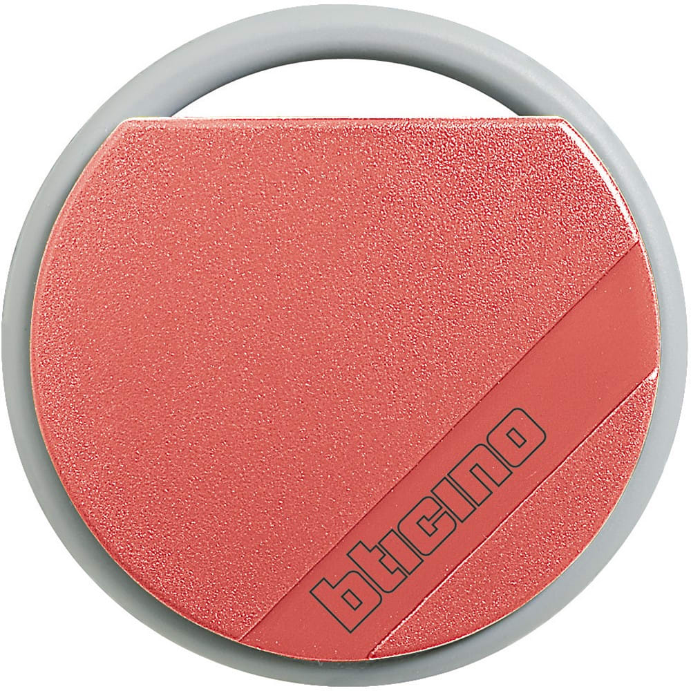 Bticino - Badge de proximité résidents 13,56MHz couleur rouge