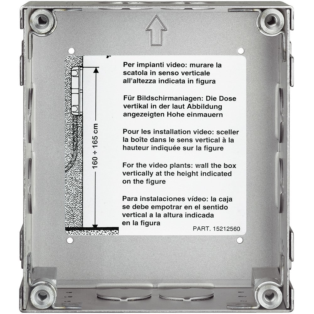 Bticino - Boîtier à encastrer anti-arrachement Sfera Robur 1 module