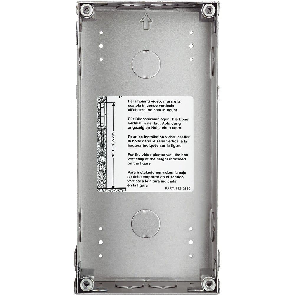 Bticino - Boîtier à encastrer anti-arrachement Sfera Robur 2 modules