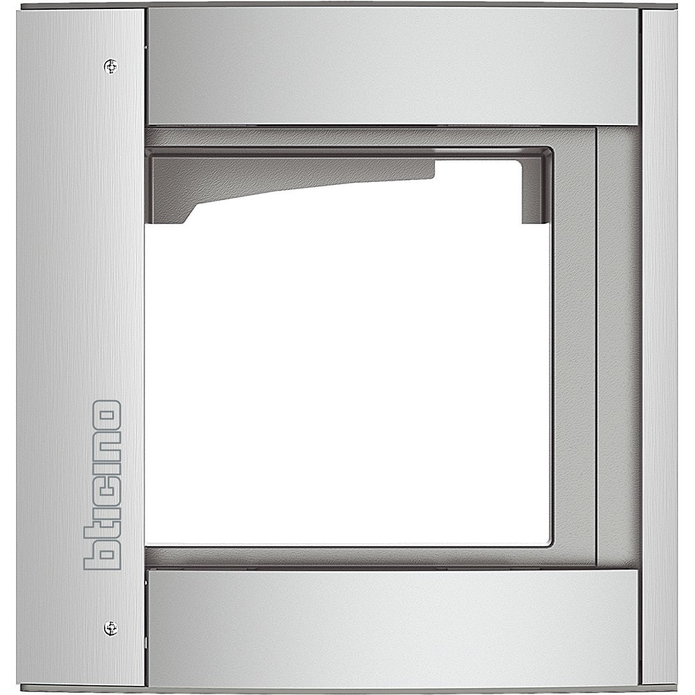 Bticino - Châssis et cadre support Sfera New - 1 module Allmetal