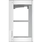 Bticino - Châssis et cadre support Sfera New - 2 modules Allwhite
