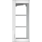 Bticino - Châssis et cadre support Sfera New 3 modules Allwhite
