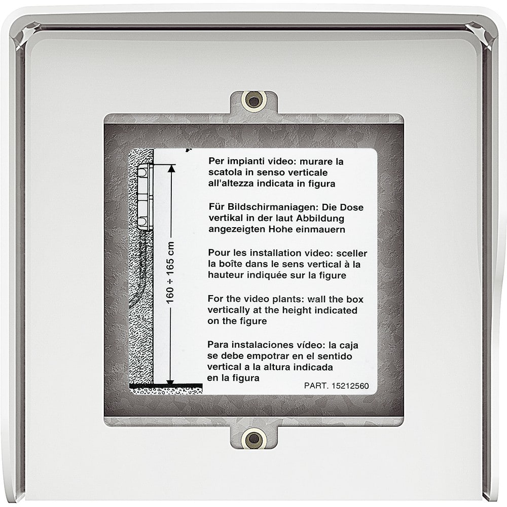 Bticino - Boîtier mural Sfera New - 1 module Allwhite