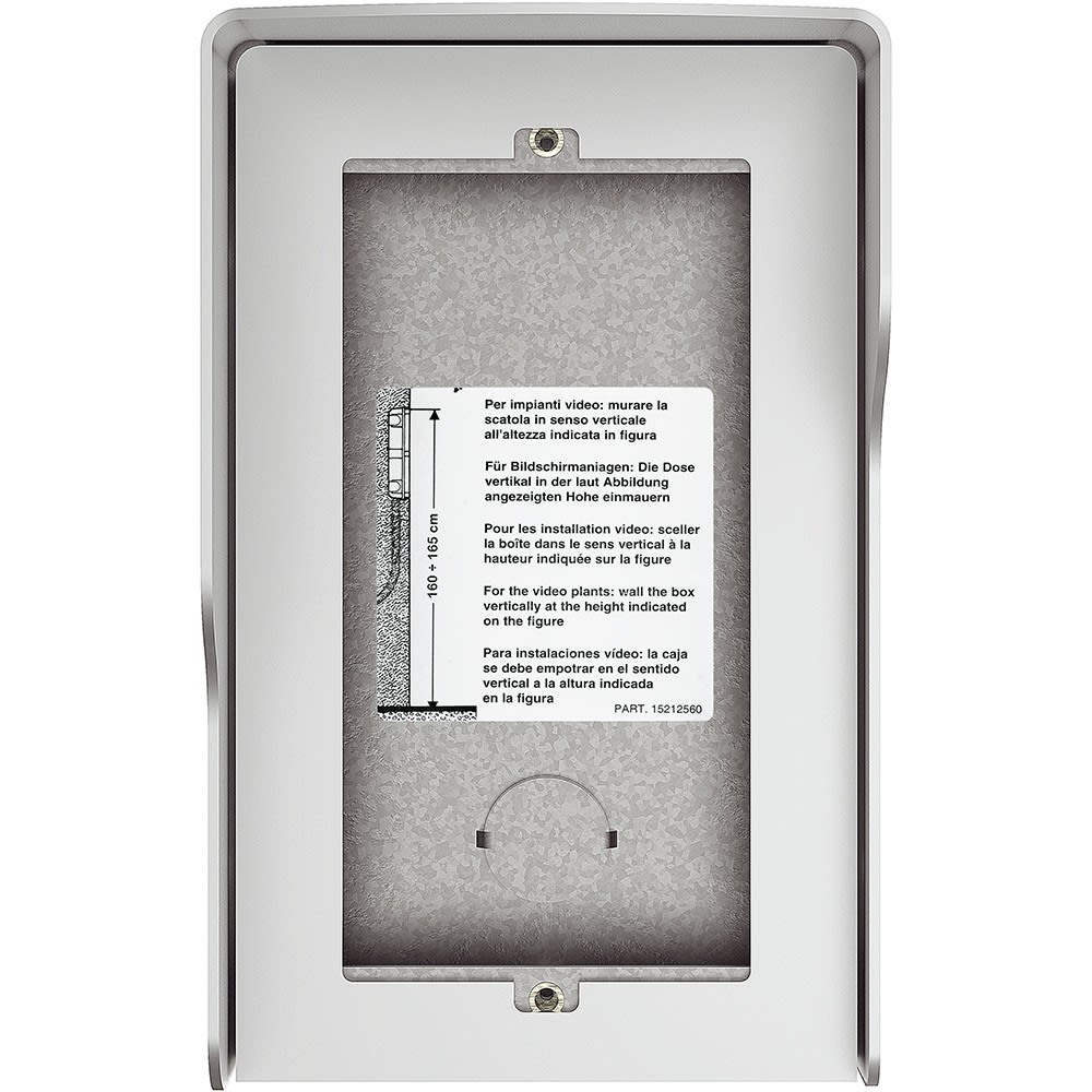 Bticino - Boîtier mural Sfera New - 2 modules Allmetal