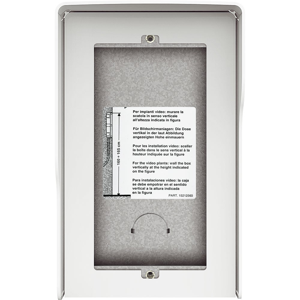 Bticino - Boîtier mural Sfera New - 2 modules Allwhite