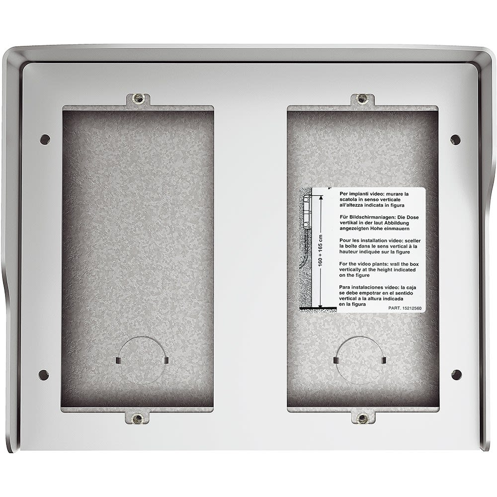 Bticino - Boîtier mural Sfera New 4 modules Allmetal