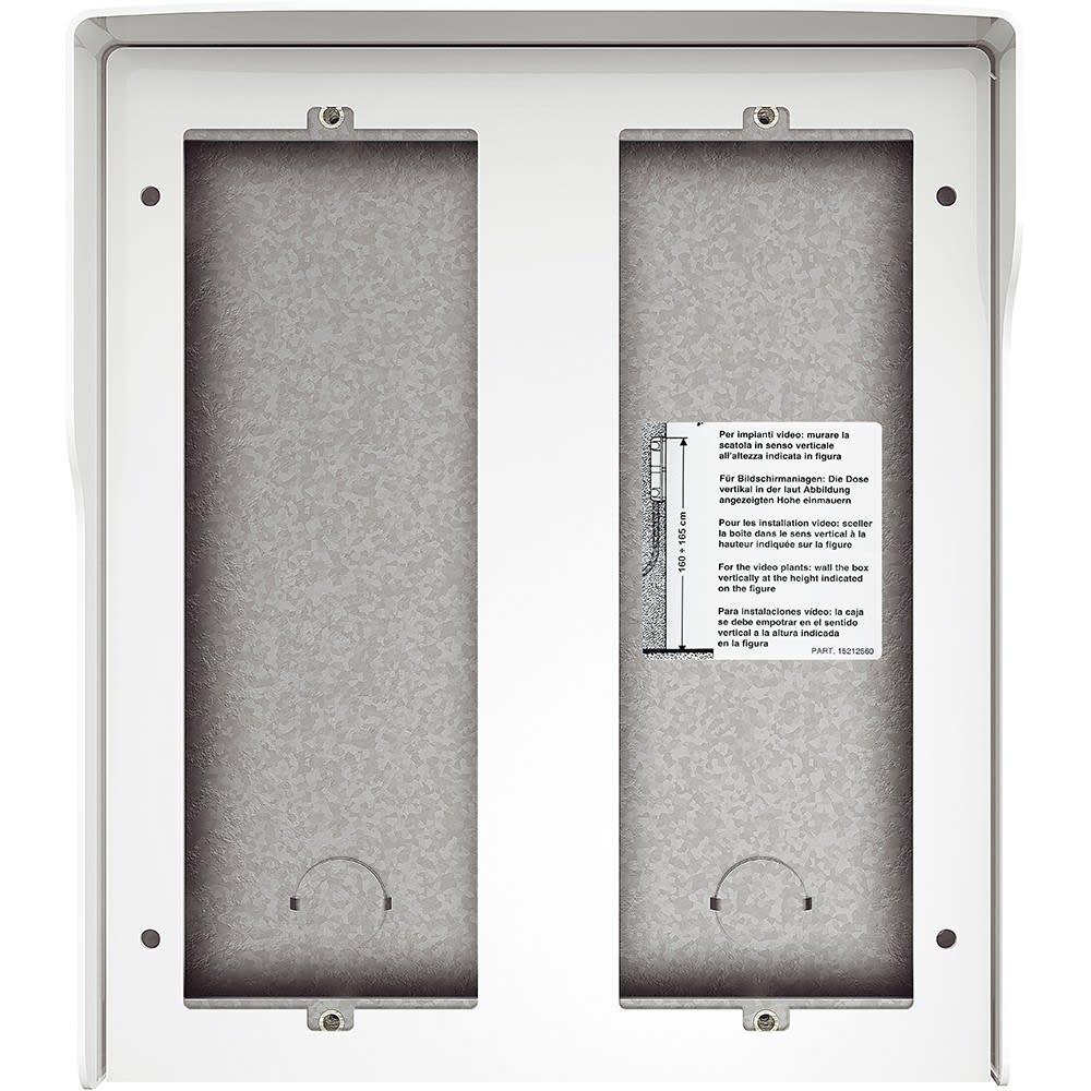 Bticino - Boîtier mural Sfera New 6 modules Allwhite