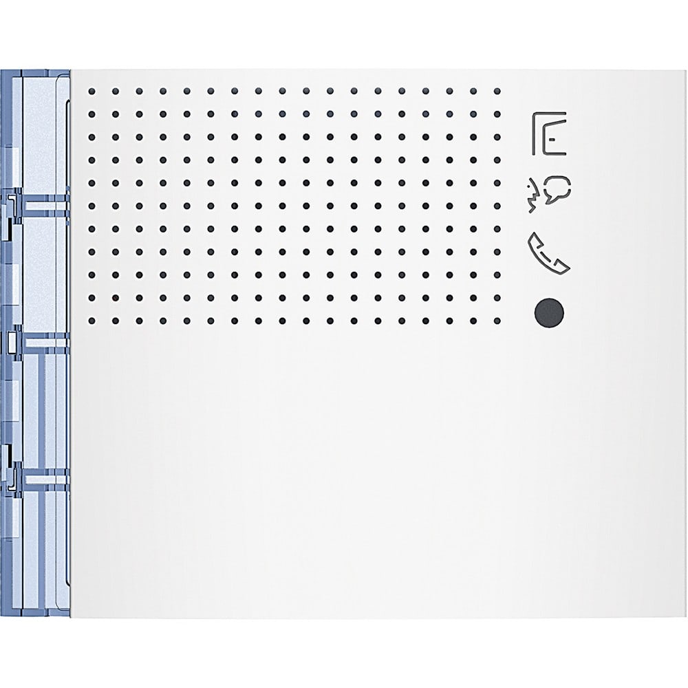Bticino - Façade Sfera New pour module électronique audio Allwhite