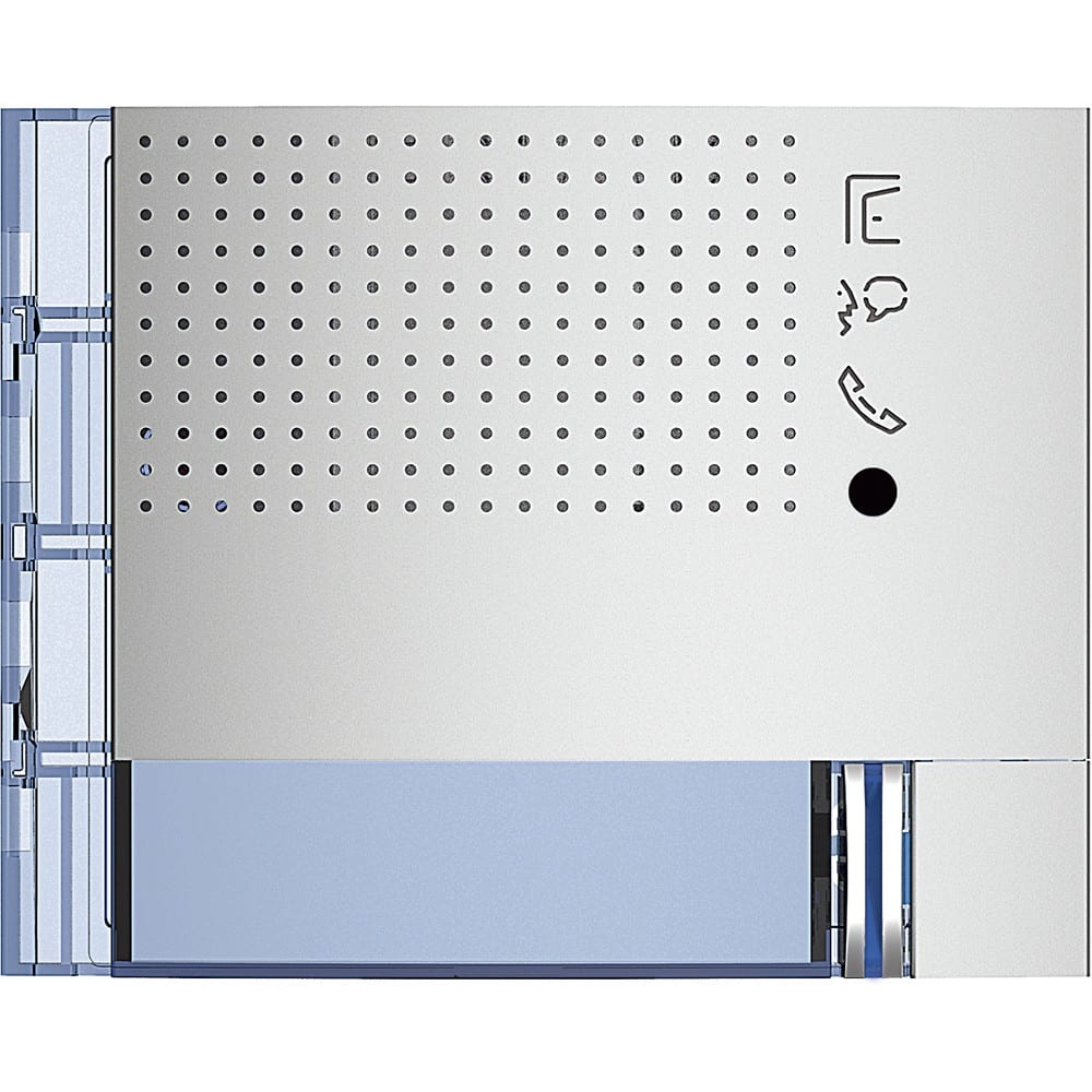 Bticino - Façade Sfera New pour module électronique audio 1 appel Allmetal