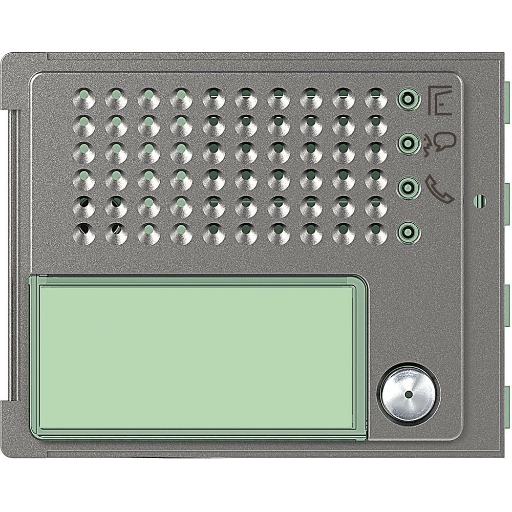 Bticino - Façade Sfera Robur pour module électronique audio 1 appel