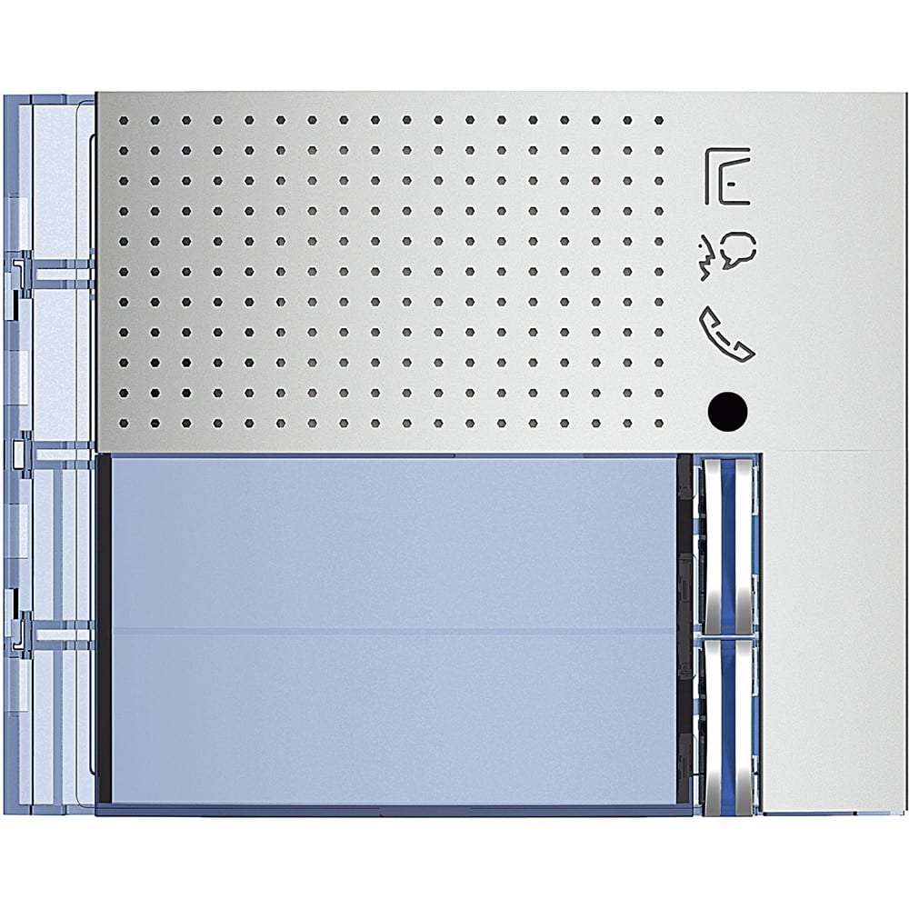 Bticino - Façade Sfera New pour module électronique audio 2 appels Allmetal