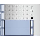 Bticino - Façade Sfera New pour module électronique audio 2 appels Allmetal