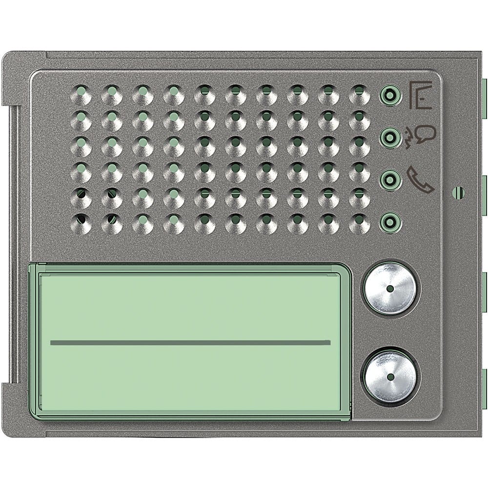 Bticino - Façade Sfera Robur pour module électronique audio 2 appels