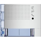 Bticino - Façade Sfera New pour module électronique audio 2 appels sur 2 rangées Allmetal