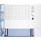 Bticino - Façade Sfera New pour module électronique audio 2 appels sur 2 rangées Allwhite