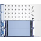 Bticino - Façade Sfera New pour module électronique audio 4 appels sur 2 rangées Allwhite