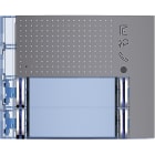Bticino - Façade Sfera New pour module électronique audio 4 appels sur 2 rangées Allstreet