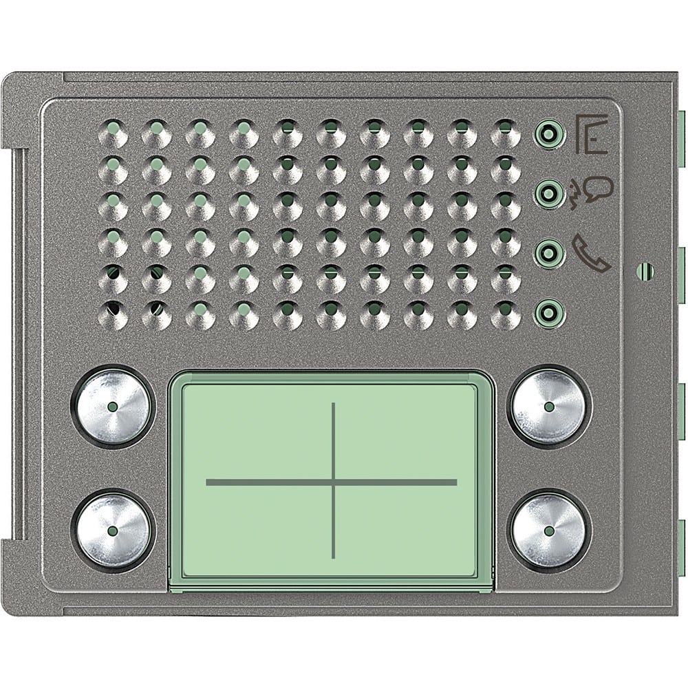 Bticino - Façade Sfera Robur pour module électronique audio 4 appels sur 2 rangées