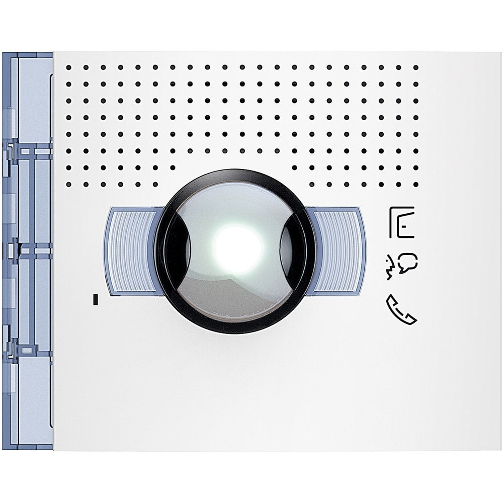 Bticino - Façade Sfera New pour module électronique audio et vidéo grand angle Allwhite