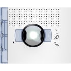 Bticino - Façade Sfera New pour module électronique audio et vidéo grand angle Allwhite