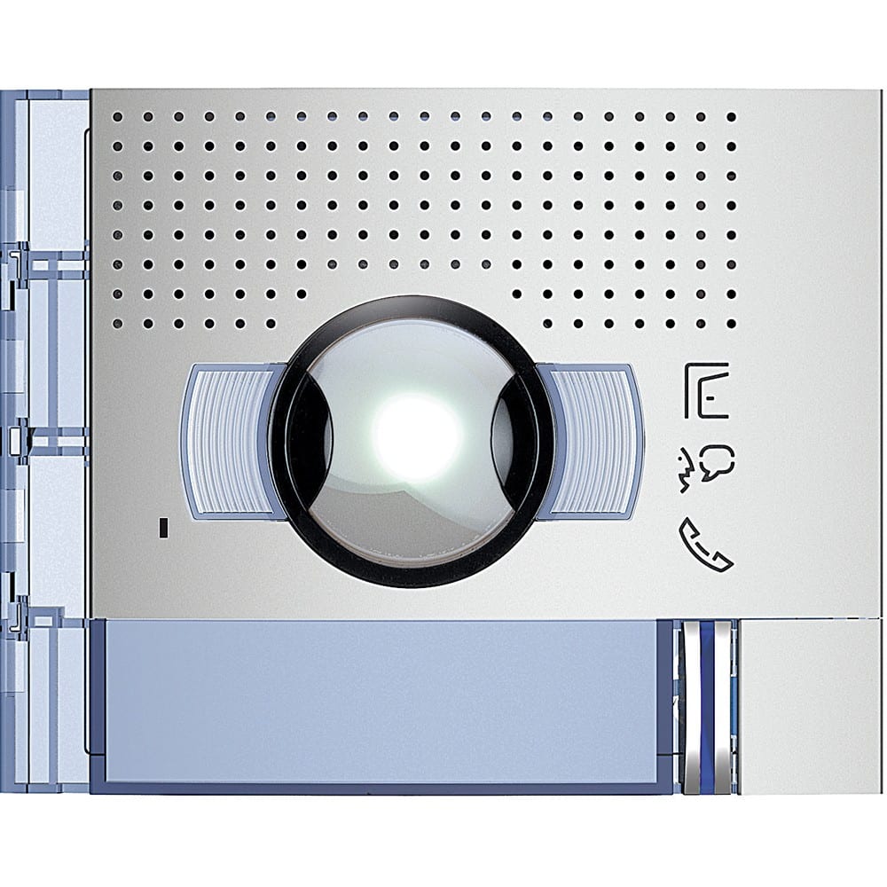 Bticino - Façade Sfera New module électronique audio/vidéo 1 appel grand angle Allmetal