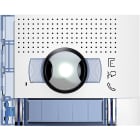 Bticino - Façade Sfera New - module électronique audio/vidéo 2 appels grand angle Allwhite