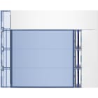 Bticino - Façade Sfera New pour module électronique audio 3 appels Allwhite
