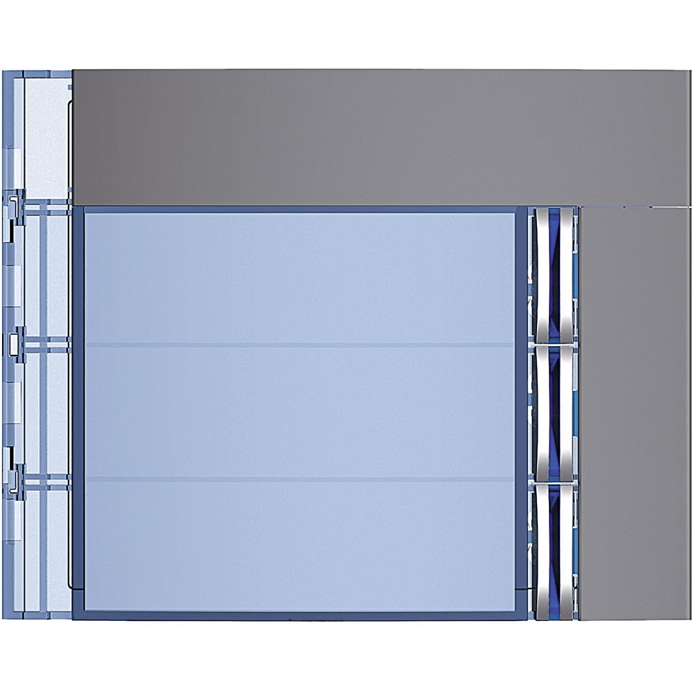 Bticino - Façade Sfera New pour module électronique audio 3 appels Allstreet
