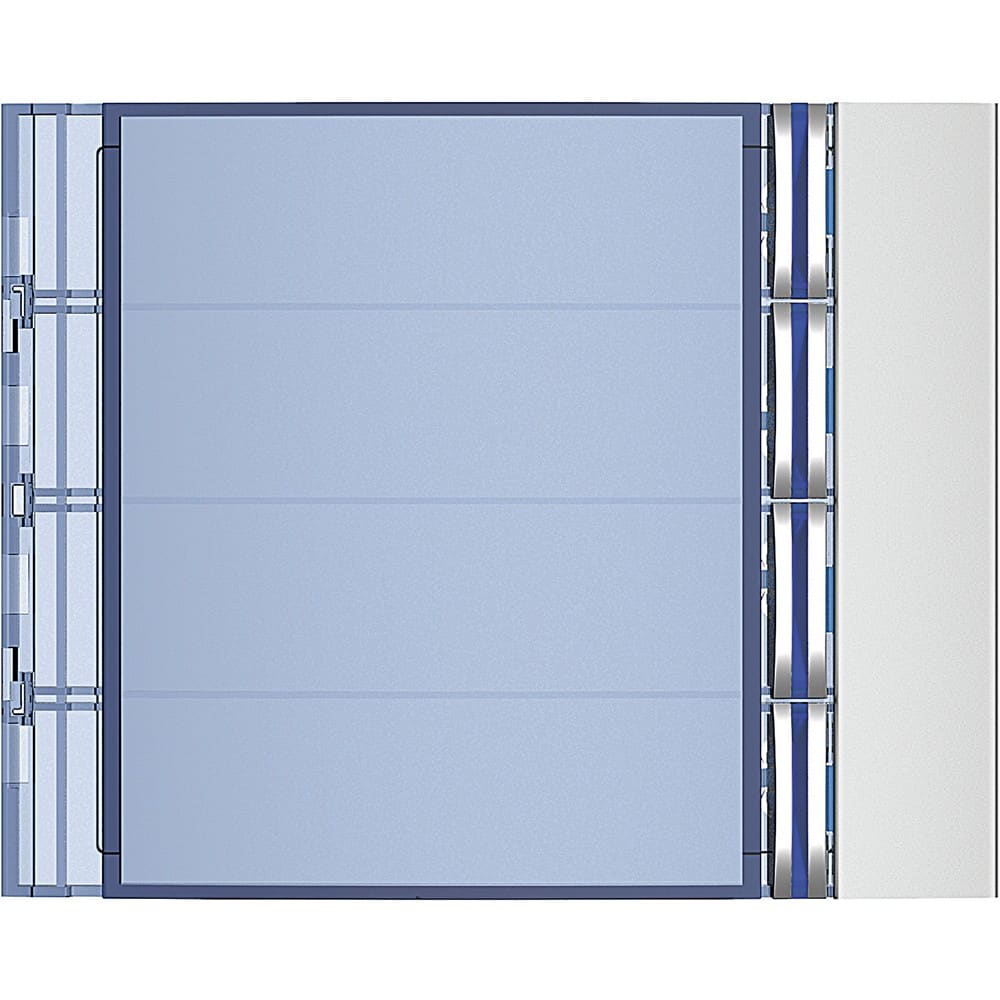 Bticino - Façade Sfera New pour module électronique audio 4 appels Allmetal