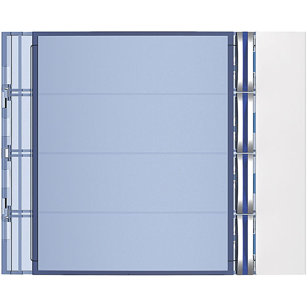 Bticino - Façade Sfera New pour module électronique audio 4 appels Allwhite