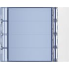 Bticino - Façade Sfera New pour module électronique audio 4 appels Allwhite
