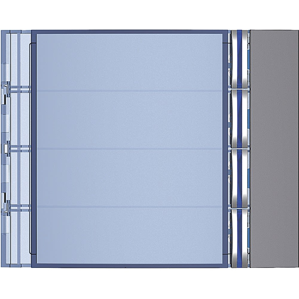 Bticino - Façade Sfera New pour module électronique audio 4 appels Allstreet