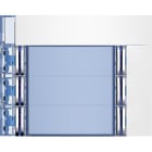 Bticino - Façade Sfera New pour module électronique audio 6 appels sur 2 rangées Allwhite