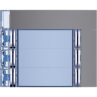 Bticino - Façade Sfera New pour module électronique audio 6 appels sur 2 rangées Allstreet