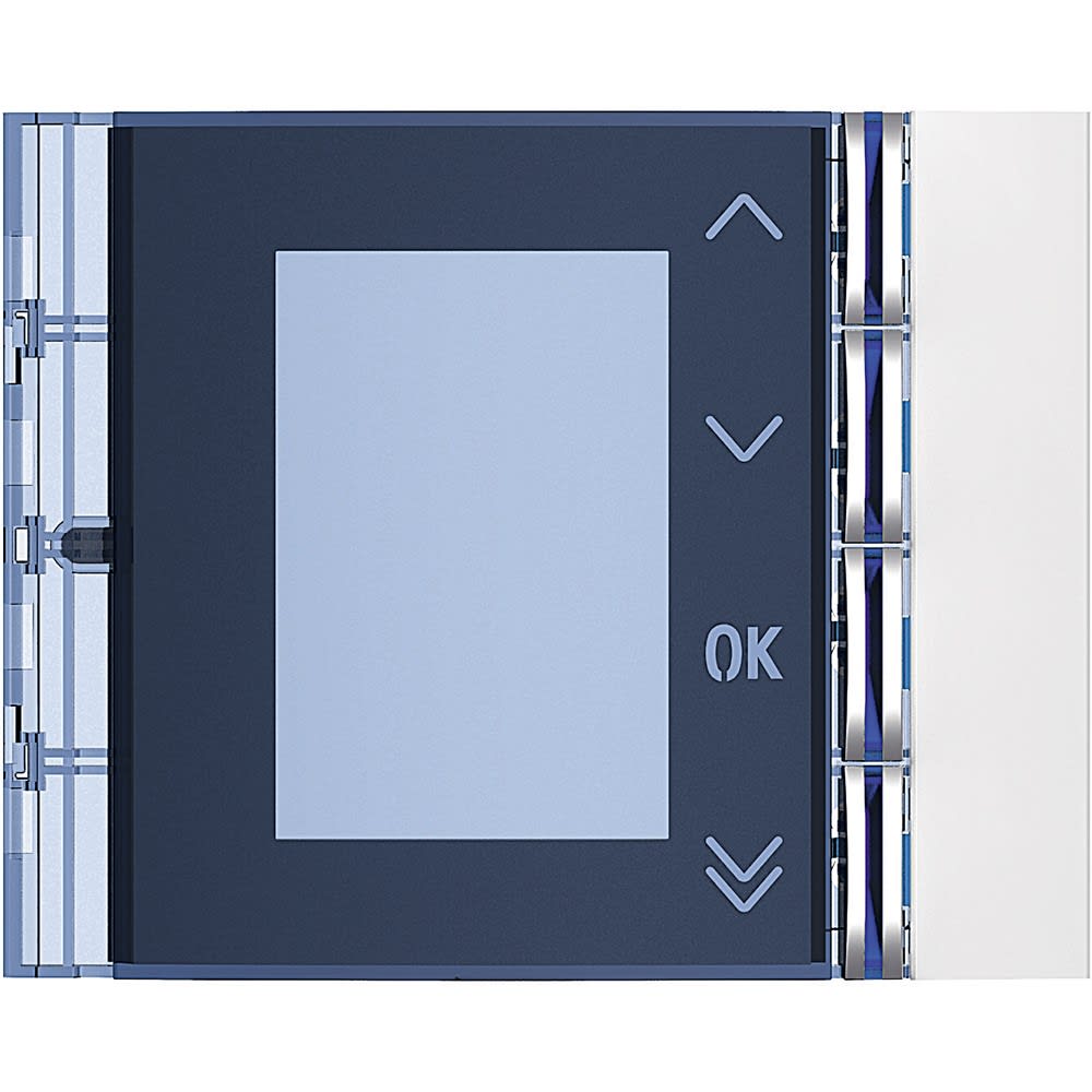 Bticino - Façade Sfera New pour module électronique défilement de noms Allwhite