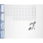 Bticino - Façade Sfera New pour module boucle inductive et synthèse vocale Allwhite