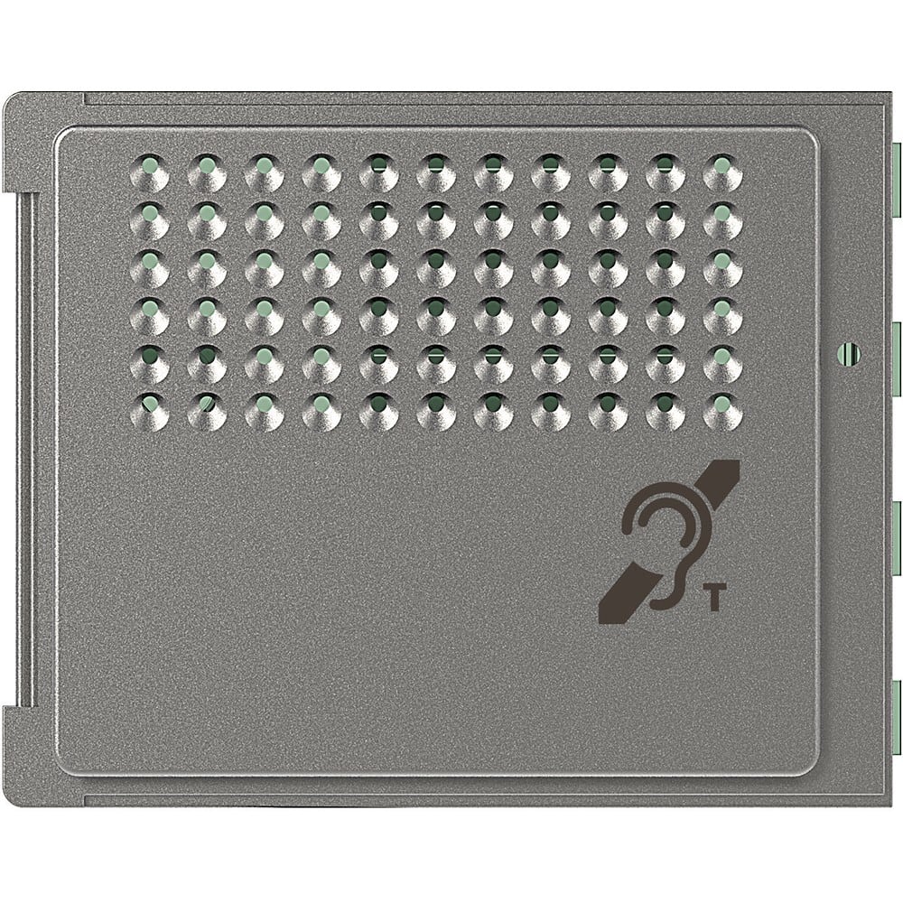 Bticino - Façade Sfera Robur pour module boucle inductive et synthèse vocale
