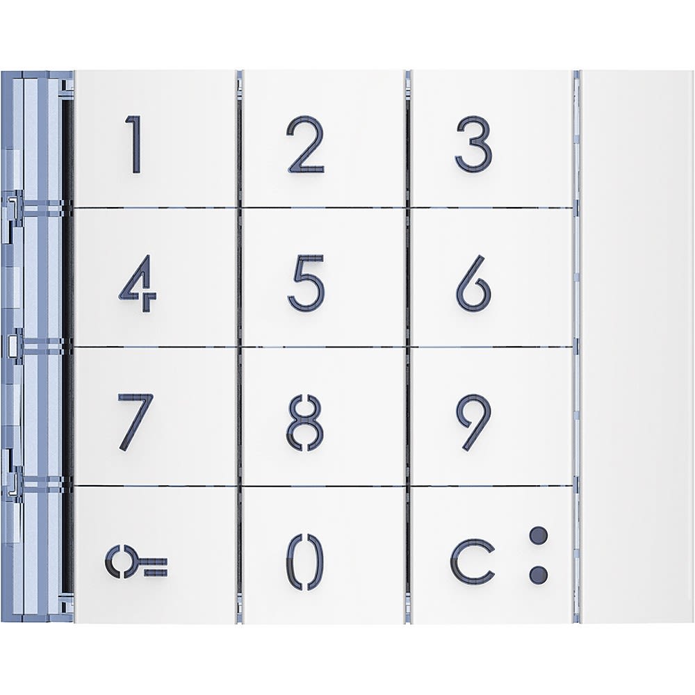 Bticino - Façade Sfera New pour module électronique clavier Allwhite
