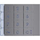 Bticino - Façade Sfera New pour module électronique clavier Allstreet