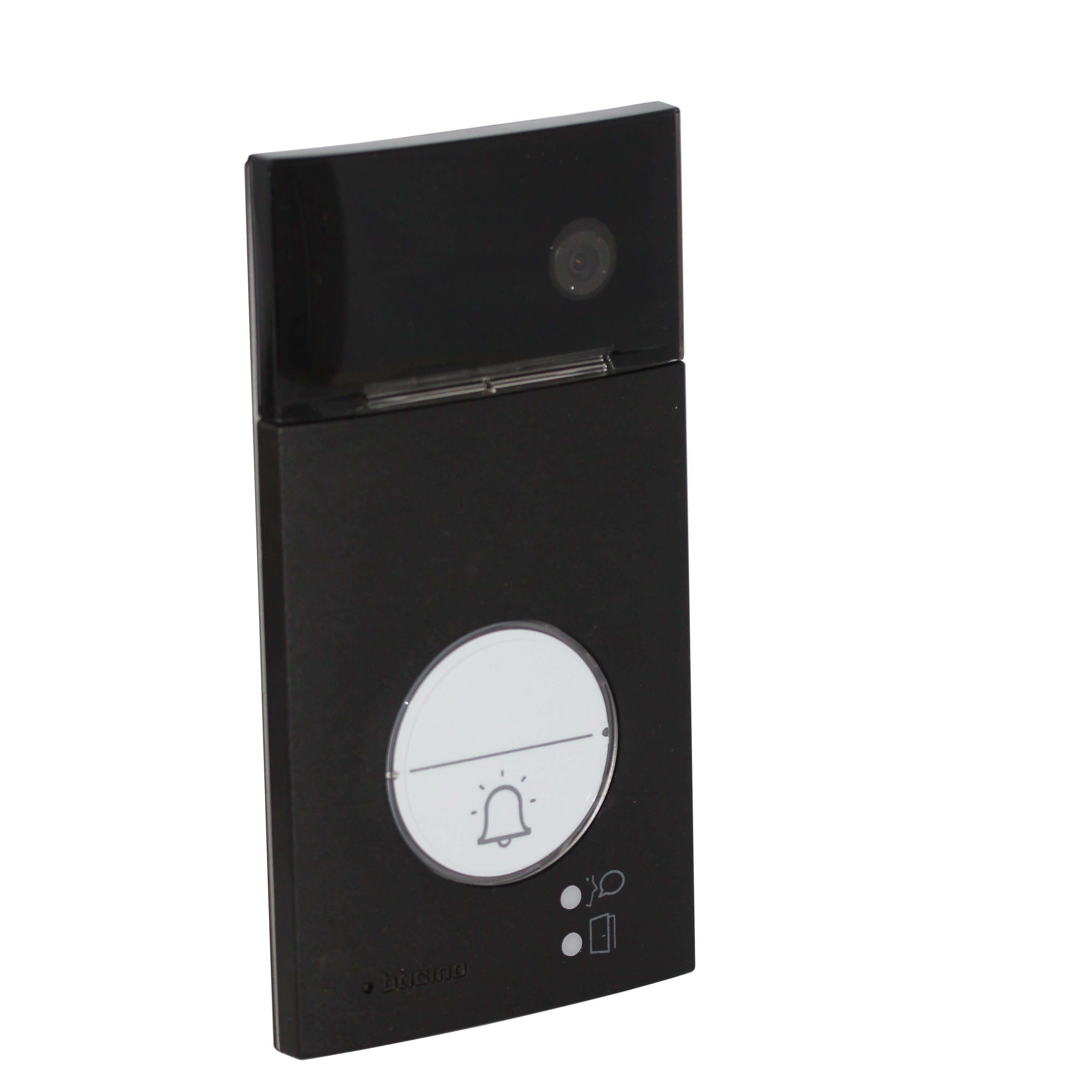 Bticino - Plaque de protection pour platine de rue Linea3000 - noir