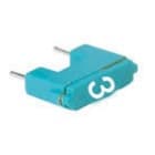 Bticino - Jeu de 10 cavaliers de configuration pour système BUS avec marquage 3