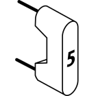 Bticino - Jeu de 10 cavaliers de configuration pour système BUS avec marquage 5